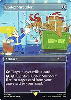 Codex Shredder (SLD-790★) - rare (Borderless) - Foil
