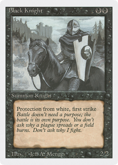 Black Knight (3ED-095) - uncommon