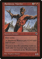 Sandstone Warrior (TMP-199) - common