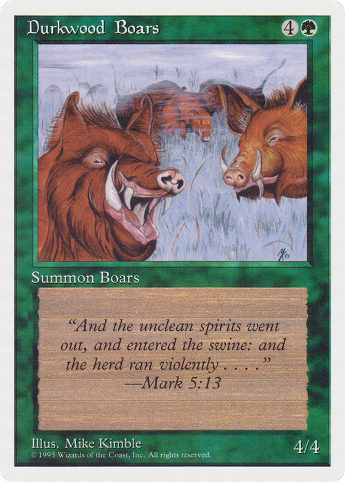 Durkwood Boars (RQS-038) - common