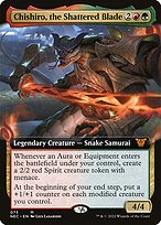 Chishiro, the Shattered Blade (NEC-073) - mythic: (Extended Art)