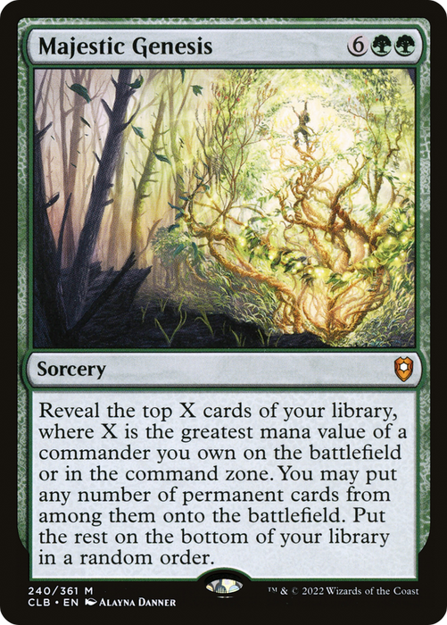 Majestic Genesis (CLB-240) - mythic - Foil