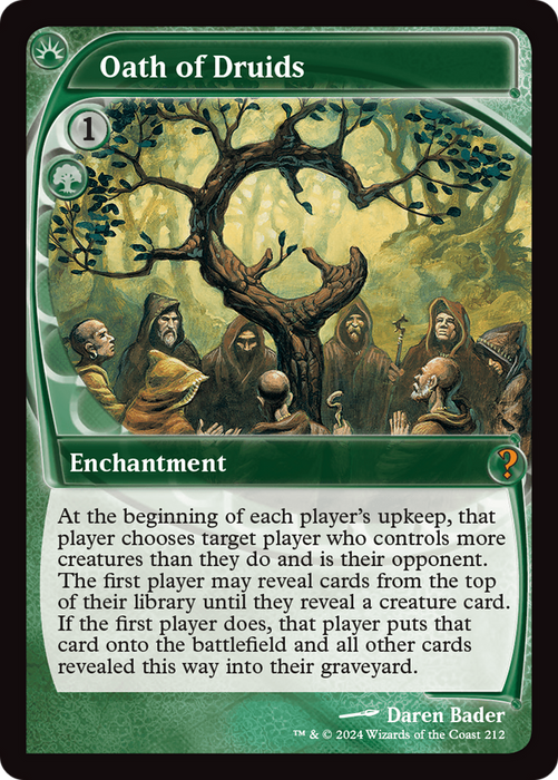 Oath of Druids (MB2-212) - mythic - Foil