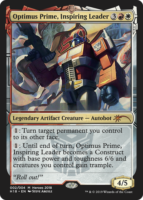 Optimus Prime, Inspiring Leader (UMP-002) - mythic