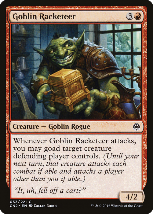Goblin Racketeer (CN2-053) - common - Foil