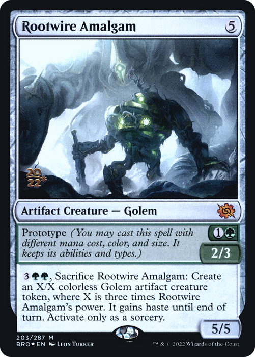 Rootwire Amalgam (PRE-203S) - mythic - Foil