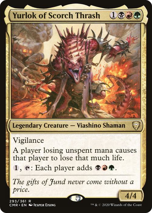 Yurlok of Scorch Thrash (CMR-293) - rare - Foil