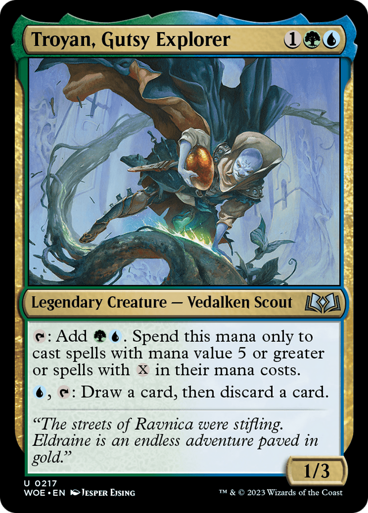 Troyan, Gutsy Explorer (WOE-217) - uncommon - Foil