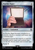 Psychic Paper (WHO-181) - uncommon