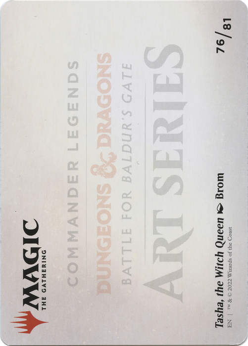 Tasha, the Witch Queen // Tasha, the Witch Queen (ACLB-076) - common (Borderless) - Foil