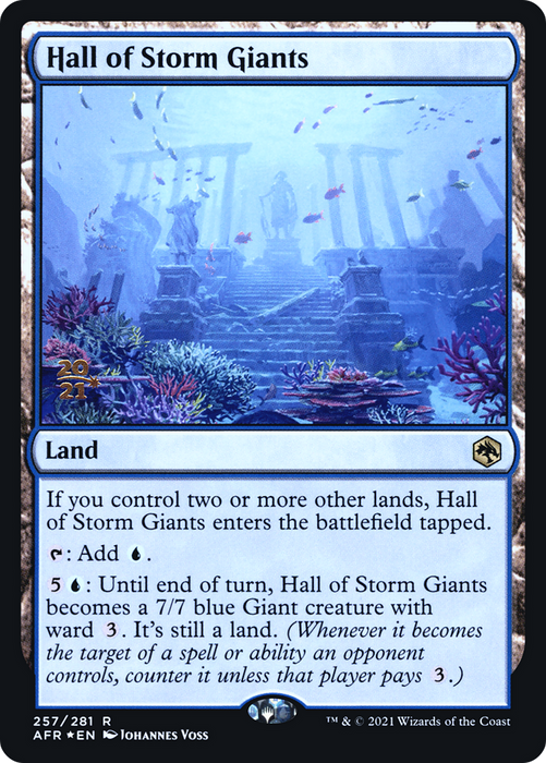 Hall of Storm Giants (PRE-257S) - rare - Foil