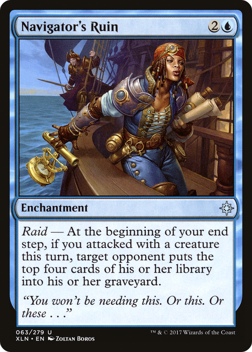 Navigator's Ruin (XLN-063) - uncommon - Foil