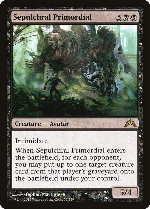 Sepulchral Primordial (GTC-075) - rare - Foil