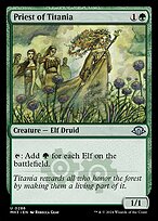 Priest of Titania (MH3-286) - uncommon - Foil