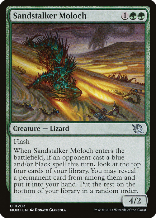 Sandstalker Moloch (MOM-203) - uncommon - Foil