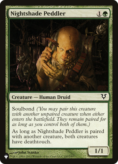 Nightshade Peddler (LIST-AVR-187) - common
