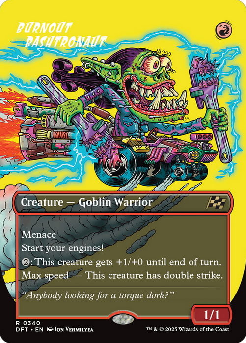 Burnout Bashtronaut (DFT-340) - rare (Borderless) - Foil