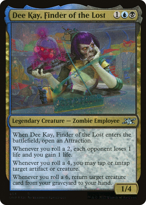 Dee Kay, Finder of the Lost (UNF-453) - uncommon - Foil
