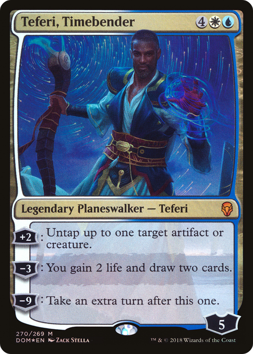 Teferi, Timebender (DOM-270) - mythic - Foil