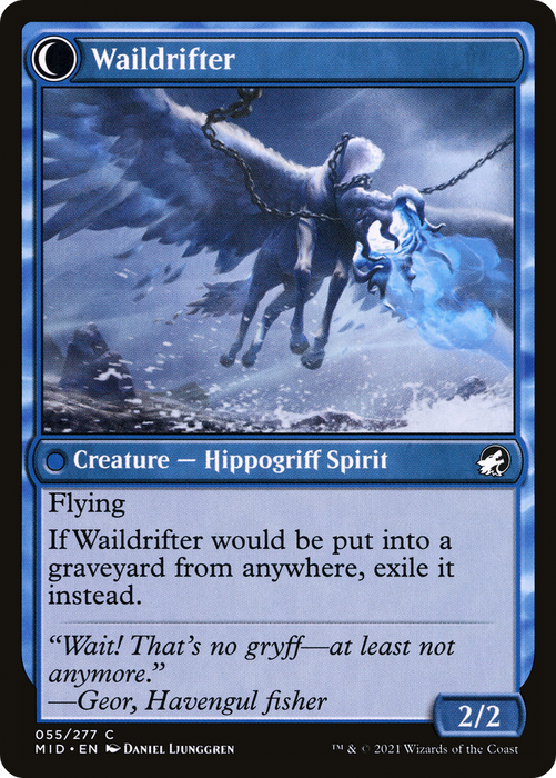 Galedrifter // Waildrifter (MID-055) - common: (Double Faced Transform)