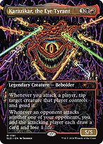 Karazikar, the Eye Tyrant (SLD-1791) - mythic (Borderless) - Foil