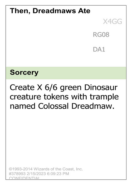 Then, Dreadmaws Ate Everyone (UNK-RG08) - rare