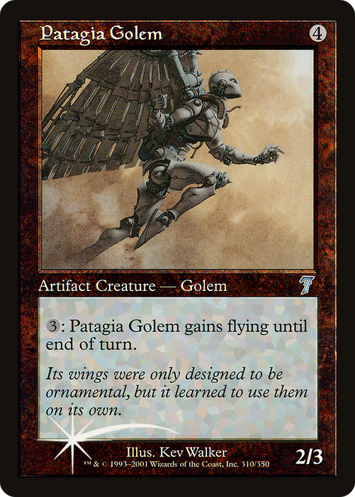 Patagia Golem (7ED-310★) - uncommon - Foil