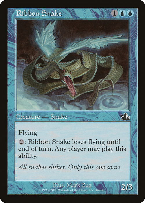 Ribbon Snake (PCY-046) - common - Foil