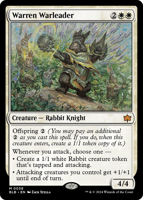 Warren Warleader (BLB-038) - mythic - Foil