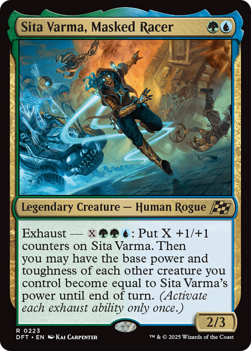Sita Varma, Masked Racer (DFT-223) - rare - Foil