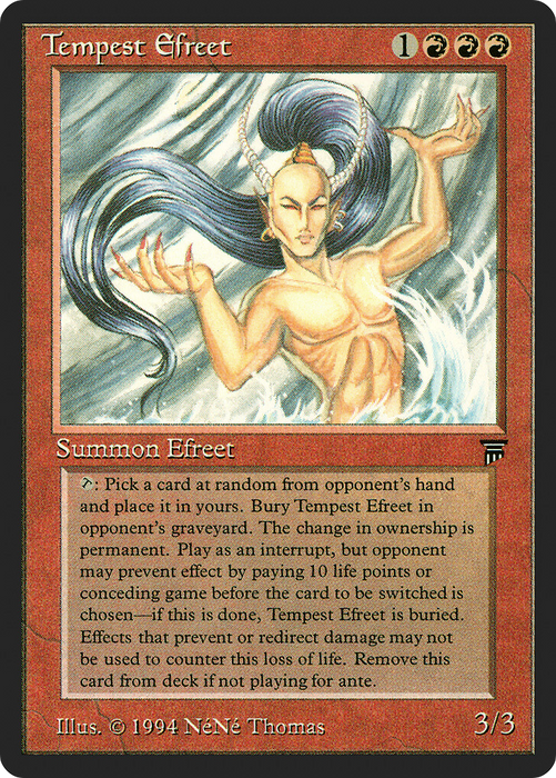 Tempest Efreet (LEG-166) - rare