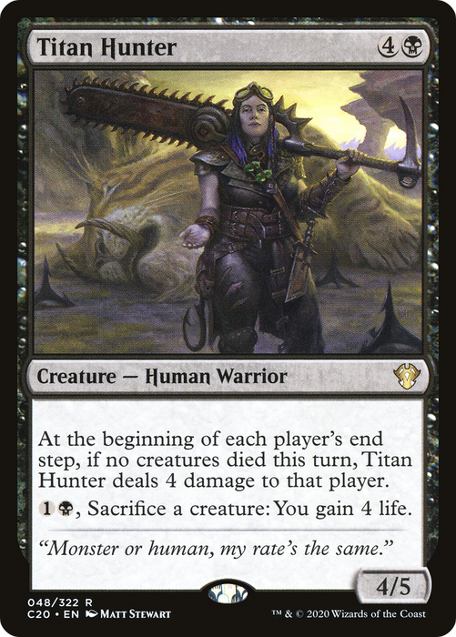 Titan Hunter (C20-048) - rare