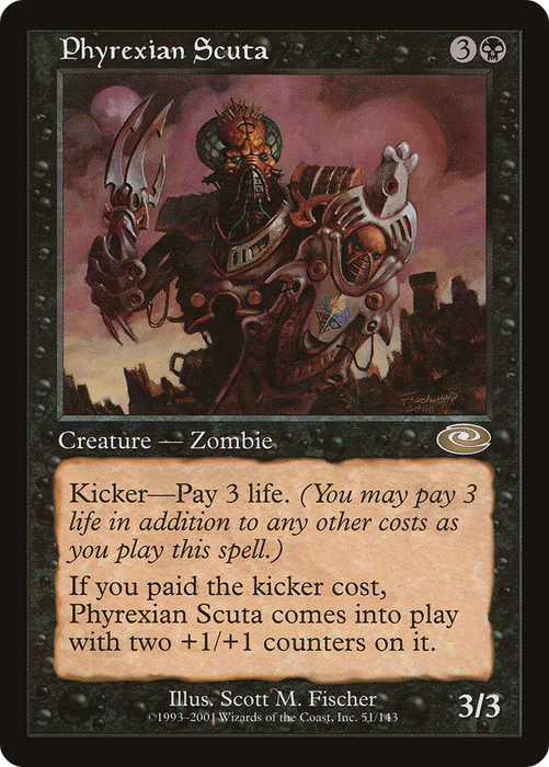 Phyrexian Scuta (PLS-051) - rare
