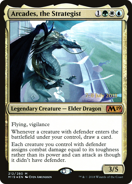 Arcades, the Strategist (PRE-212S) - mythic - Foil