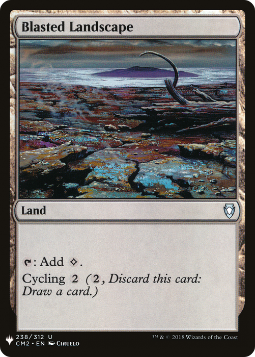 Blasted Landscape (LIST-CM2-238) - uncommon