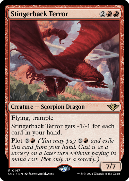 Stingerback Terror (PPOTJ-147P) - rare - Foil