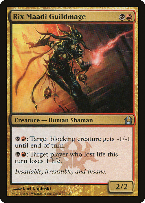 Rix Maadi Guildmage (RTR-192) - uncommon