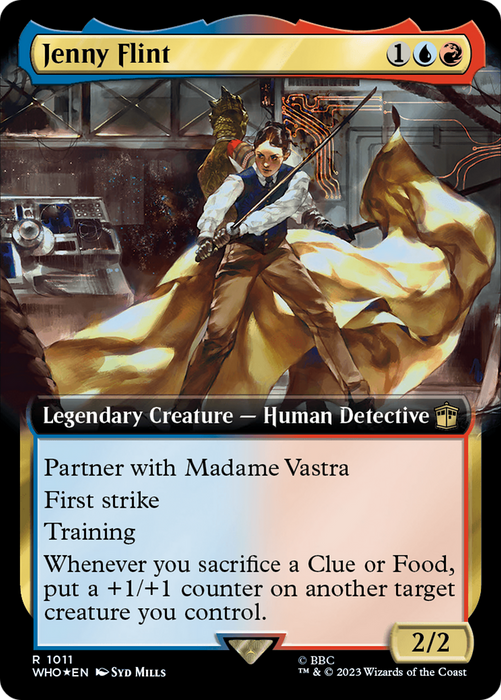 Jenny Flint (WHO-1011) - rare: (Extended Art) - Foil