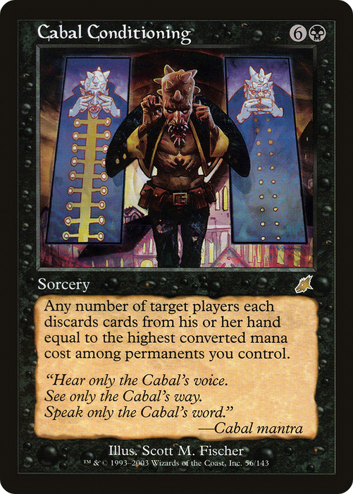 Cabal Conditioning (SCG-056) - rare