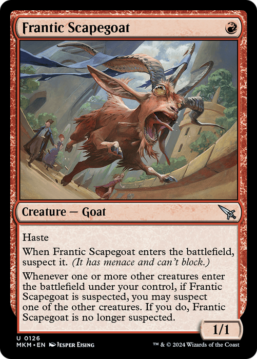 Frantic Scapegoat (MKM-126) - uncommon