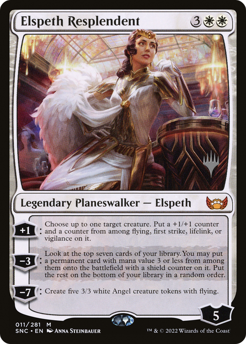 Elspeth Resplendent (PPSNC-11P) - mythic - Foil