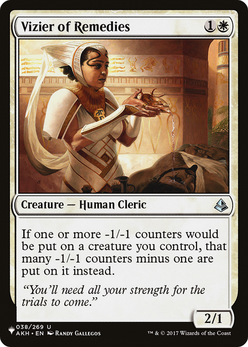 Vizier of Remedies (LIST-AKH-38) - uncommon