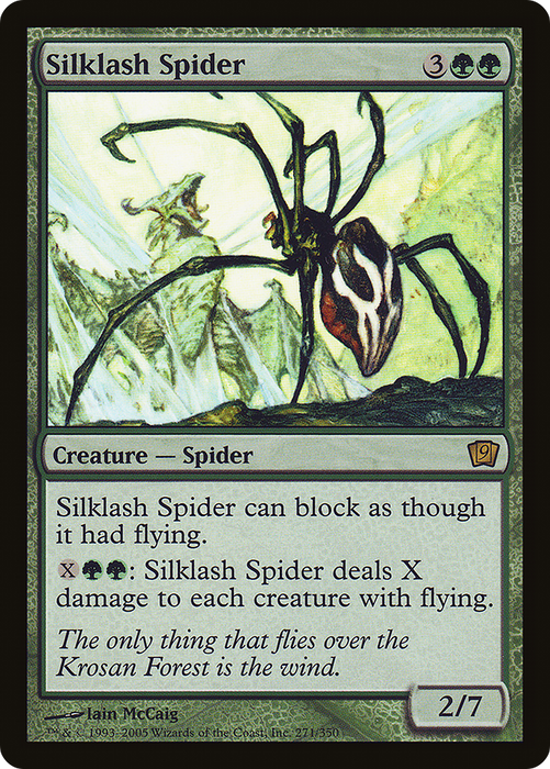 Silklash Spider (9ED-271★) - rare - Foil