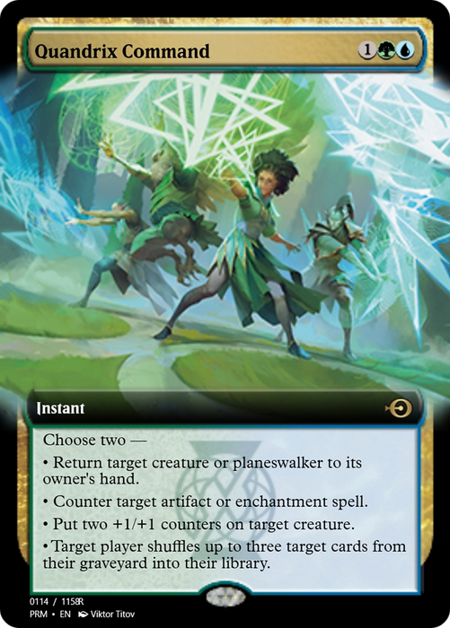 Quandrix Command (PRM-90200) - rare - Foil