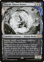 Taigam, Ojutai Master (MUL-060) - rare: (Showcase) - Foil