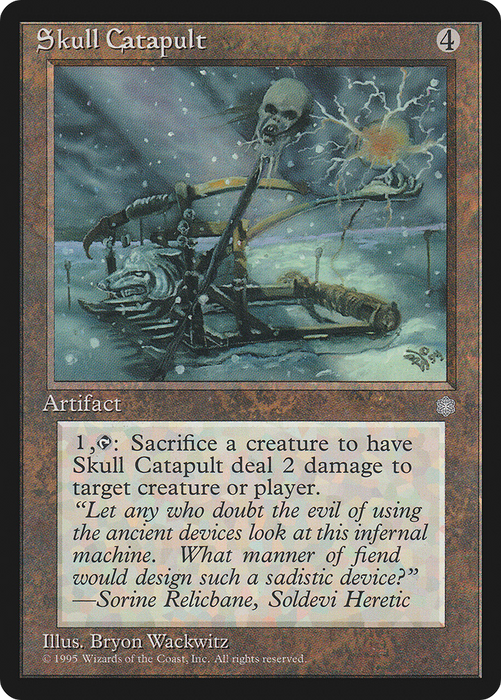 Skull Catapult (ICE-336) - uncommon