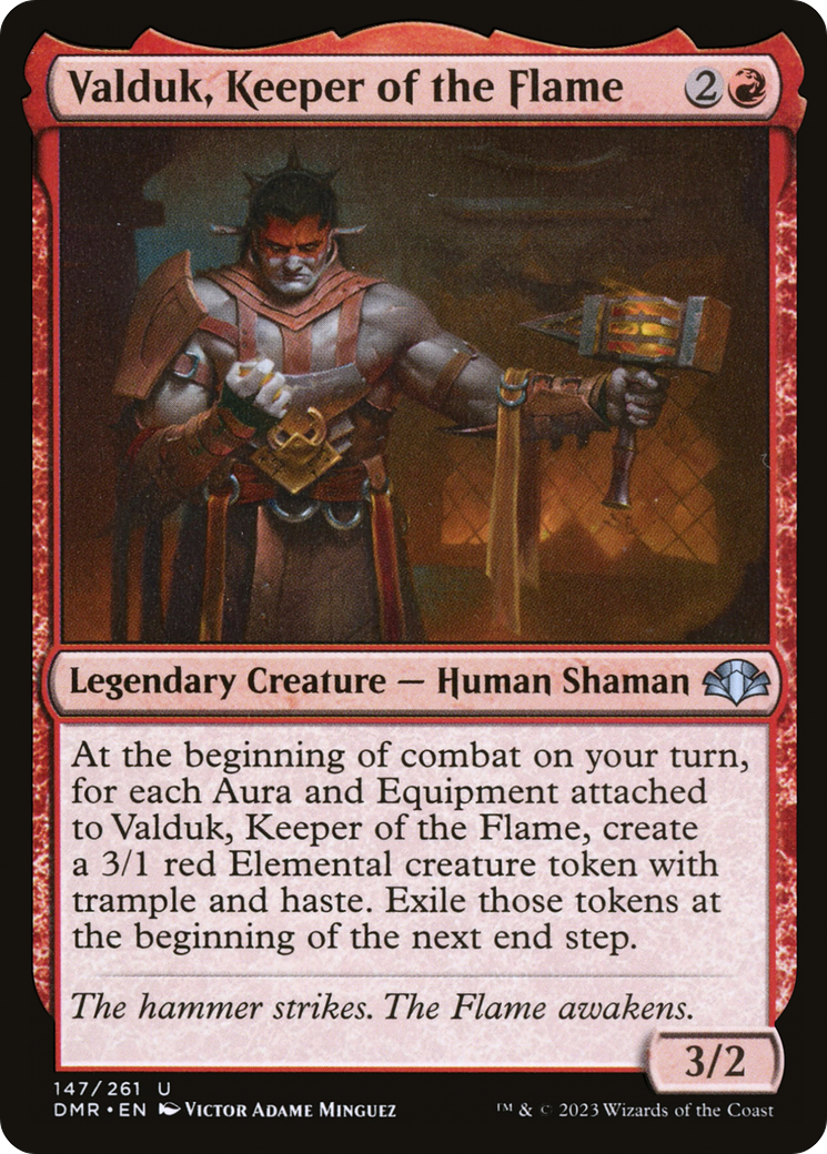 Valduk, Keeper of the Flame (DMR-147) - uncommon - Foil