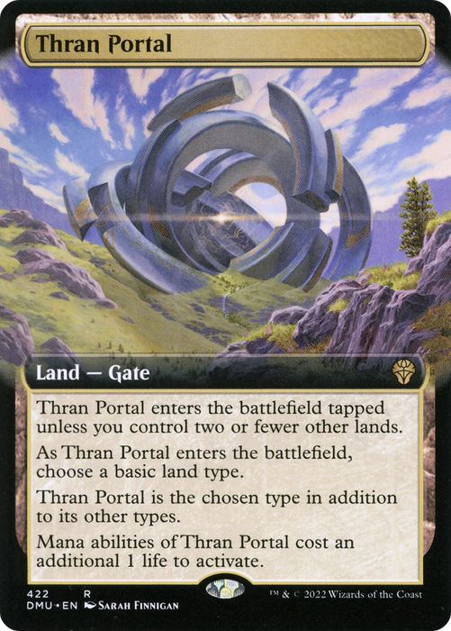 Thran Portal (DMU-422) - rare: (Extended Art) - Foil