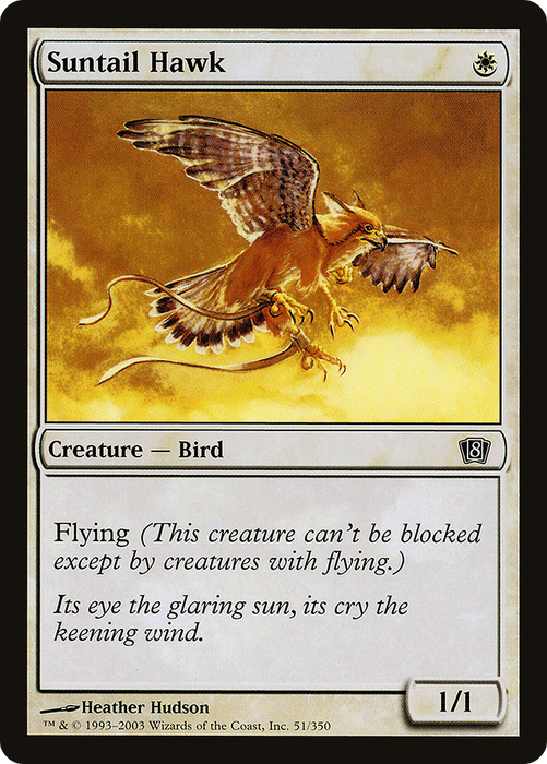Suntail Hawk (8ED-51★) - common - Foil