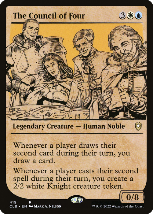 The Council of Four (CLB-419) - rare: (Showcase)